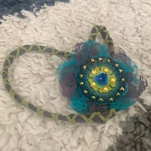 Tarina Tarantino Flower Headband w/ Swarovskis